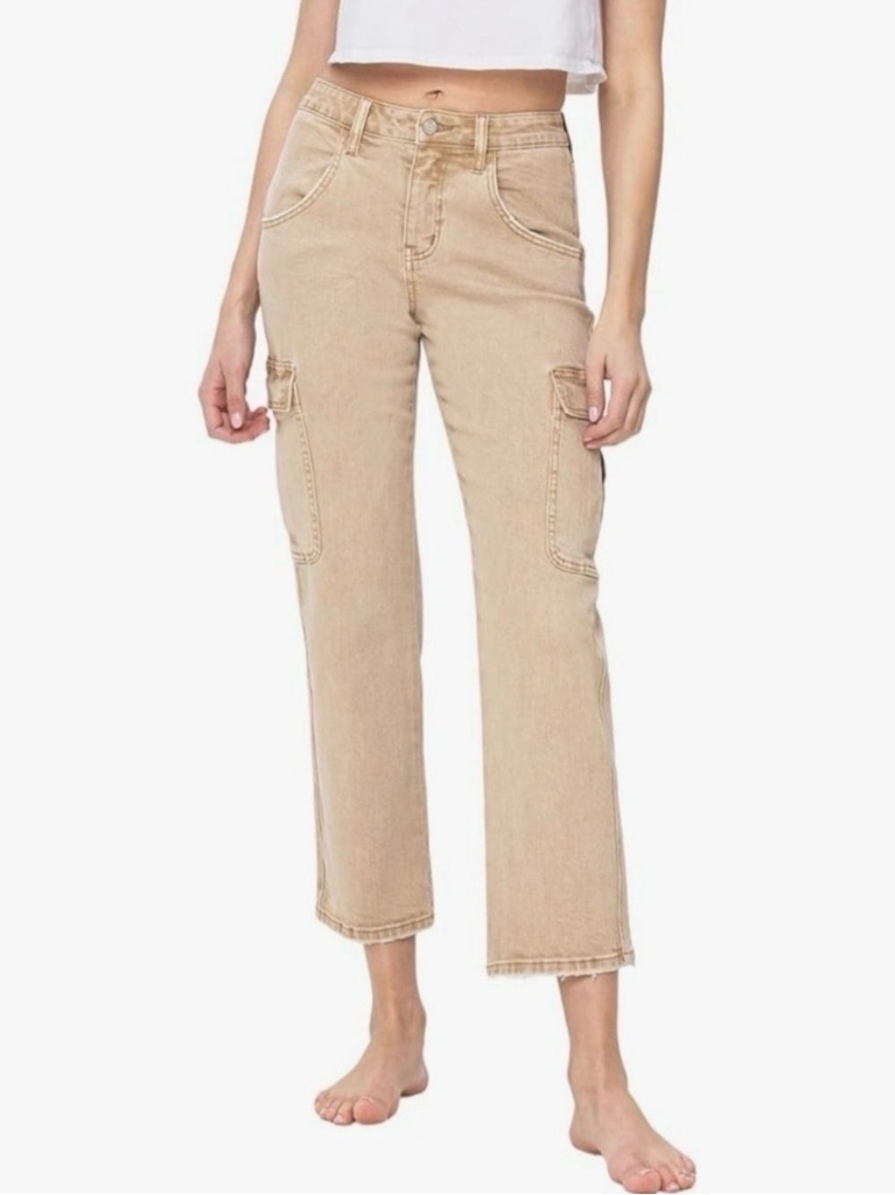 Vervet Dixie Cargo Utility Jeans NWT Size 24